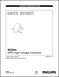 Click here to download BSS64 Datasheet