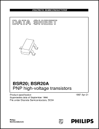 Click here to download BSR20 Datasheet