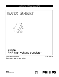 Click here to download BSS63 Datasheet