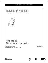 Click here to download 1PS59SB21 Datasheet