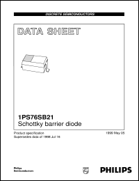 Click here to download 1PS76SB21 Datasheet
