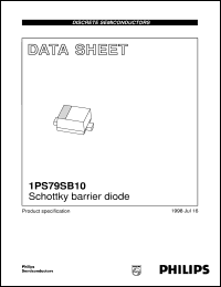 Click here to download 1PS79SB10 Datasheet