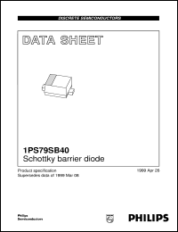 Click here to download 1PS79SB40 Datasheet