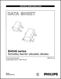 Click here to download BAS40-04 Datasheet