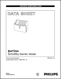 Click here to download BAT254 Datasheet