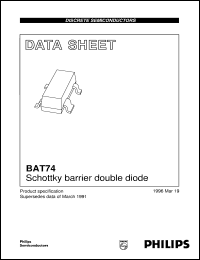 Click here to download BAT74 Datasheet