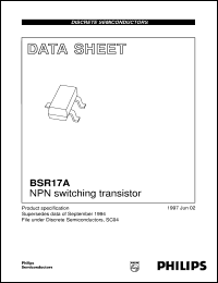 Click here to download BSR17 Datasheet