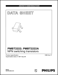 Click here to download PMBT2222 Datasheet