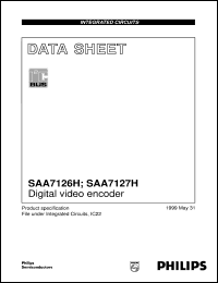 Click here to download SAA7126H/V1 Datasheet