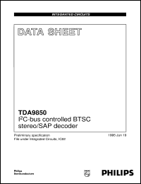 Click here to download TDA9850T/V1 Datasheet