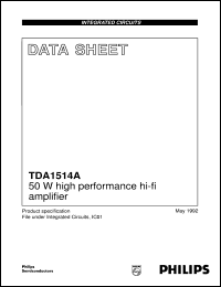 Click here to download TDA1514A/N7 Datasheet