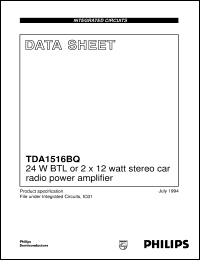 Click here to download TDA1516BQ/N2/S10 Datasheet