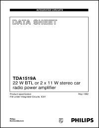Click here to download TDA1519A/N2 Datasheet
