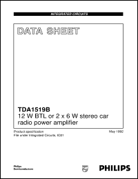 Click here to download TDA1519B/N2/S421 Datasheet