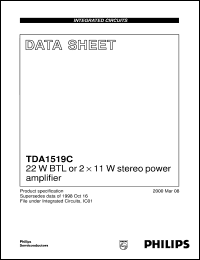 Click here to download TDA1519C/N2 Datasheet