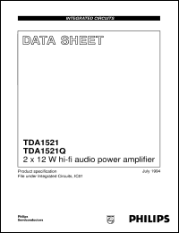 Click here to download TDA1521/N5 Datasheet