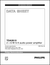 Click here to download TDA2615/N1 Datasheet
