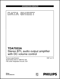 Click here to download TDA7053A/N1 Datasheet