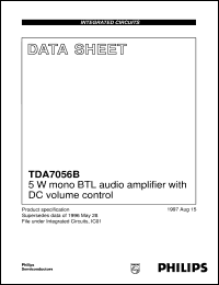 Click here to download TDA7056B/N1/S5 Datasheet