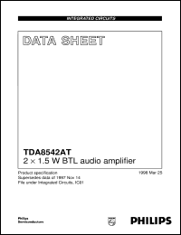 Click here to download TDA8542AT/N1 Datasheet