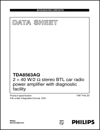 Click here to download TDA8563 Datasheet