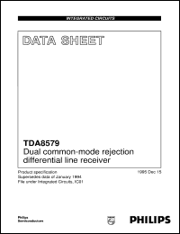 Click here to download TDA8579/N1 Datasheet