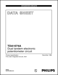 Click here to download TDA1074A/V6 Datasheet