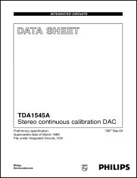 Click here to download TDA1545AT/N2 Datasheet
