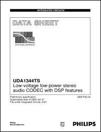 Click here to download UDA1344TS/N2 Datasheet