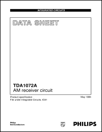 Click here to download TDA1072A/V4 Datasheet