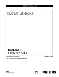 Click here to download TEA5551 Datasheet