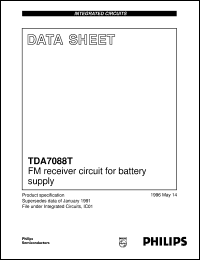 Click here to download TDA7088T/V1 Datasheet