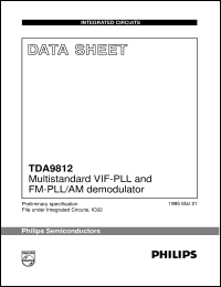 Click here to download TDA9812/V1 Datasheet