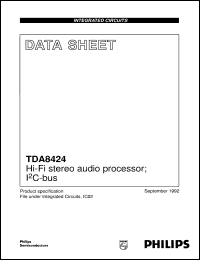 Click here to download TDA8424/V7 Datasheet