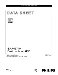 Click here to download SAA4974H/V1 Datasheet
