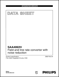 Click here to download SAA4992H/V1 Datasheet