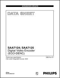 Click here to download SAA7124H/01 Datasheet
