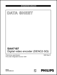 Click here to download SAA7187WP/01 Datasheet