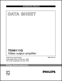 Click here to download TDA6111Q/N3 Datasheet