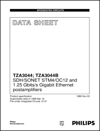 Click here to download TZA3044U/C2 Datasheet