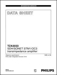 Click here to download TZA3033T/C2 Datasheet
