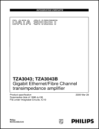 Click here to download TZA3043 Datasheet