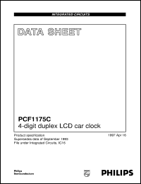 Click here to download PCF1175CU/5/F2 Datasheet