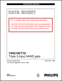 Click here to download 74HC10 Datasheet