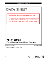 Click here to download 74HCT126U Datasheet