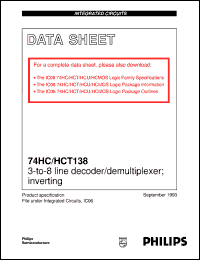 Click here to download 74HC138PW Datasheet
