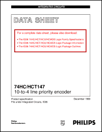 Click here to download 74HC147DB Datasheet