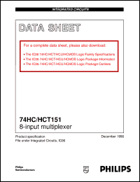 Click here to download 74HC151U Datasheet