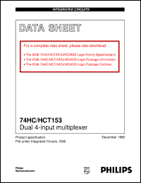 Click here to download 74HC153U Datasheet