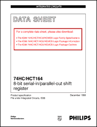 Click here to download 74HCT164U Datasheet